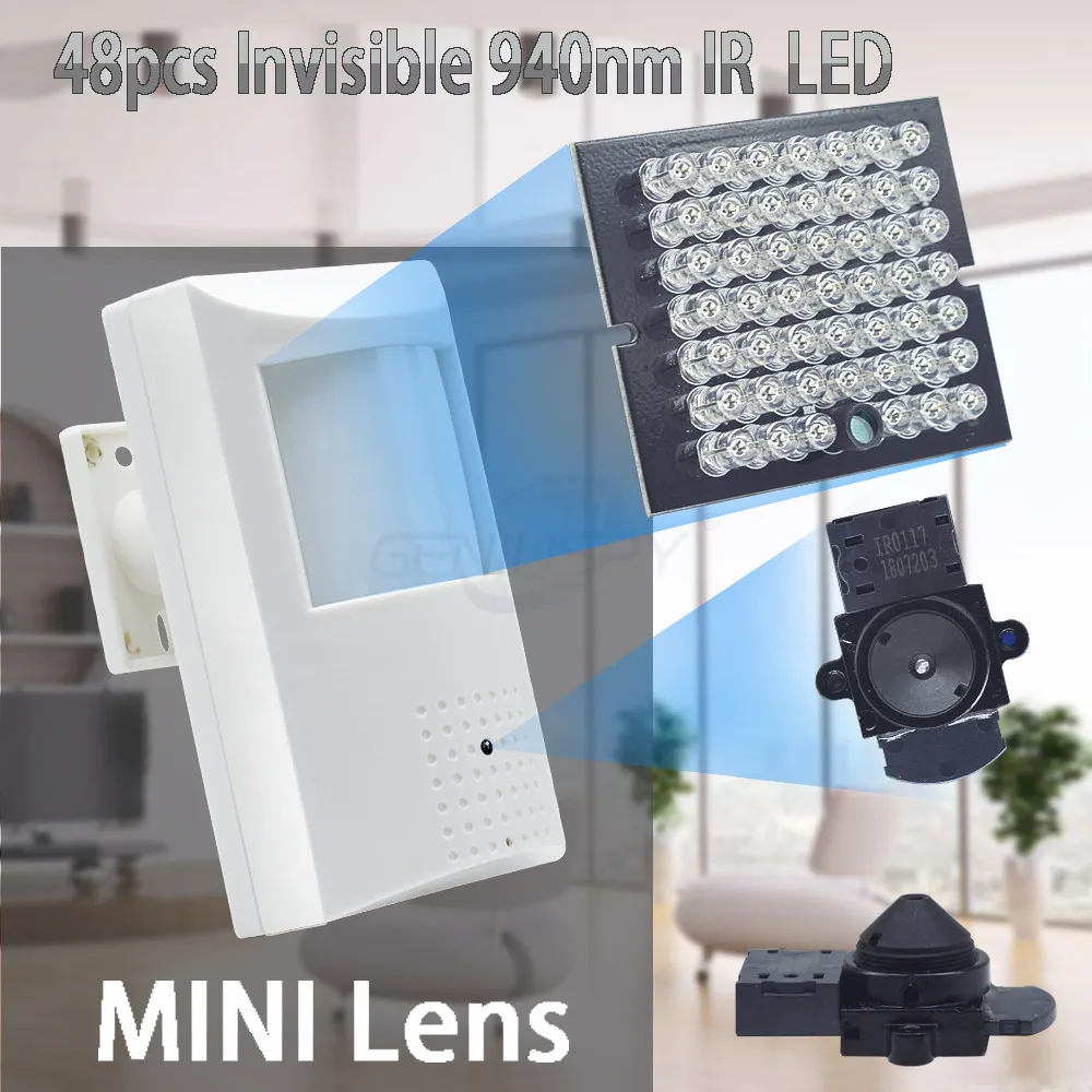  WIFI Micro SD Card Slot 720P 960P 1080P PIR Style Onvif Wired And Wireless IP Camera With Invisible - 32811656479