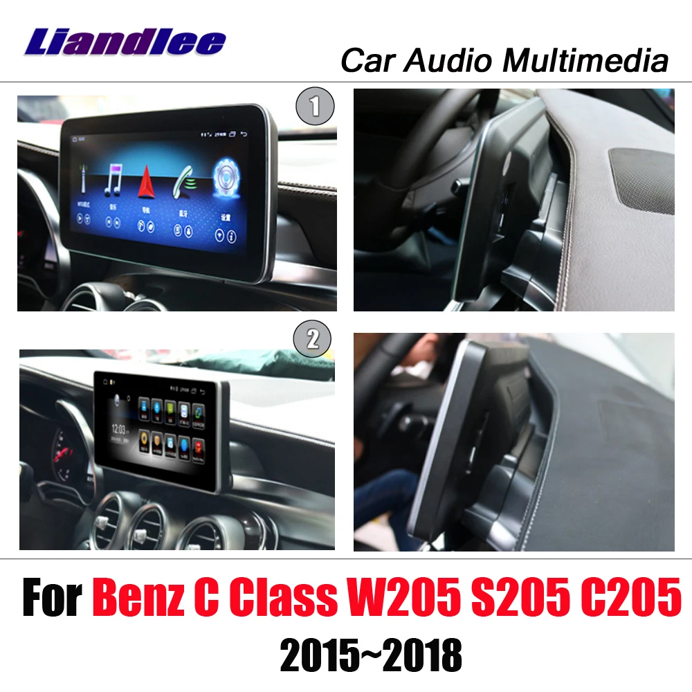 Автомобильный Android мультимедийный стерео радио для Mercedes Benz C Class W205 HD сенсорный экран gps навигационная система