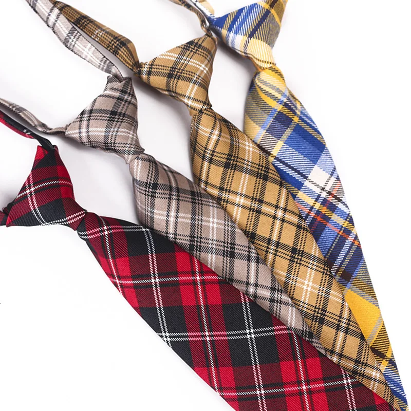 

Tie Campus Uniform Cotton Tie Uniform Tie Japanese Plaid Tie Spot Children Tie Fashion