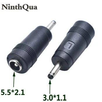 

1PCS DC Jack 5.5x2.1mm Female to 3.0x1.1mm (5.5*2.1 to 3.0*1.1) Male DC Power Adapter For Tablet PC / Laptops / Common devices