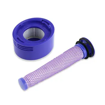 

Post Motor Filter + 2pcs Pre Filters + Cleaning Brush for Dyson V7 V8 Cordless Vacuum Cleaner Replacements Parts