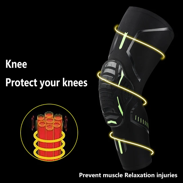 New sports Kneepad Men Pressurized Elastic Knee Pads Support Fitness cycling bike Gear Basketball Volleyball Brace Protector 3