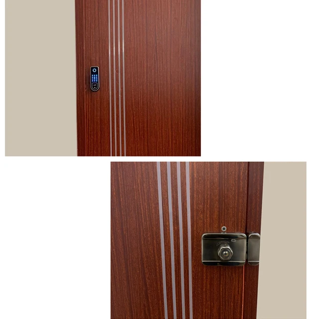 Digital Keypad Door Lock Fingerprint Lock Remote Control Lock Keyless Door Lock Hide Key  Easy install 5