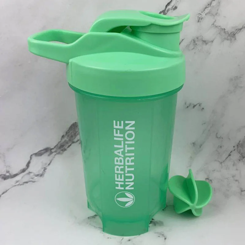500ML 400 мл/500 мл herbalife питательный протеиновый порошок шейкер бутылка для воды спортивные бутылки фляжка посуда для напитков чашка BPA бесплатно - Цвет: 500ML