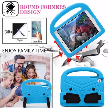 

For iPad Mini Case Lovely robot Kids Friendly Non-toxic EVA Foam Shockproof Stand Cover Cases for iPad Mini 1 2 3 4 5 Coque Capa