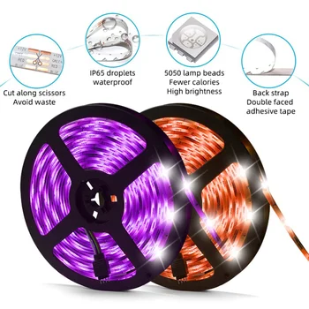 

1 Set of SMD 5050 RGB Waterproof Light Strip 10M 300 LEDs High Brightness Strip Light with 24 Keys Remote Control 5A Adapter wit