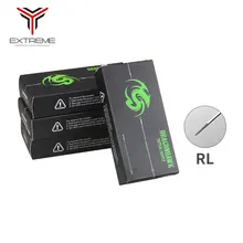 Коробка из 50 шт 3RL Круглый вкладыш Предварительно стерилизованные иглы татуировки поставка MT-50