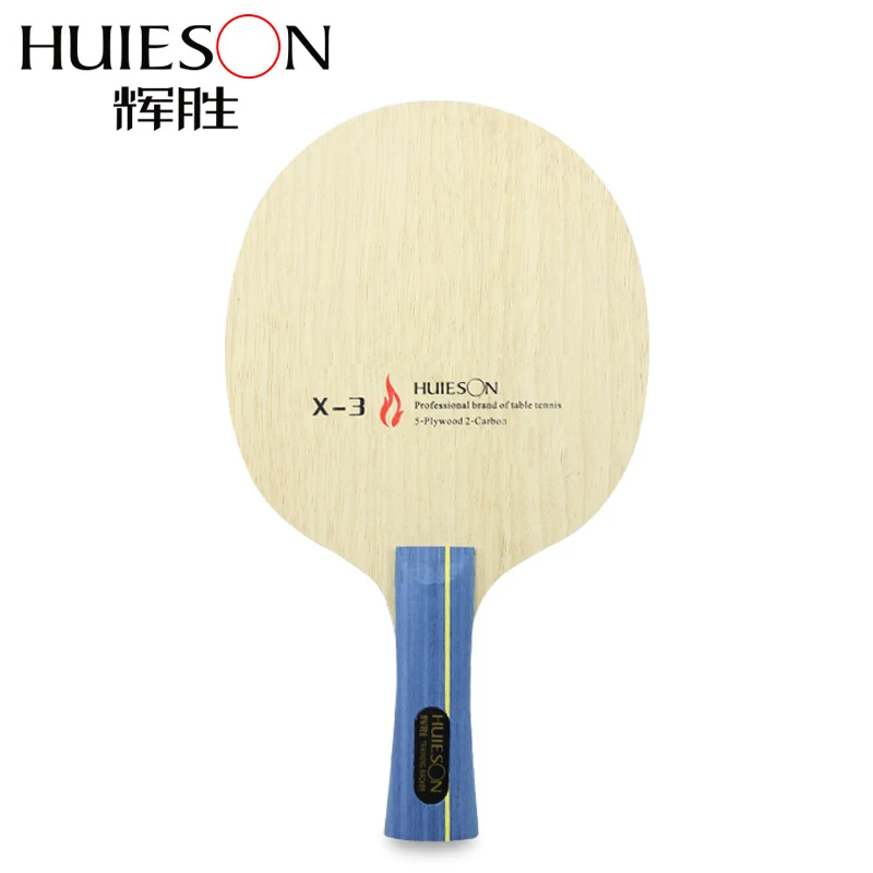 long handle Huieson X-3 ракетка для пинг-понга, ракетка для настольного тенниса, лезвие без резины - Color: long handle