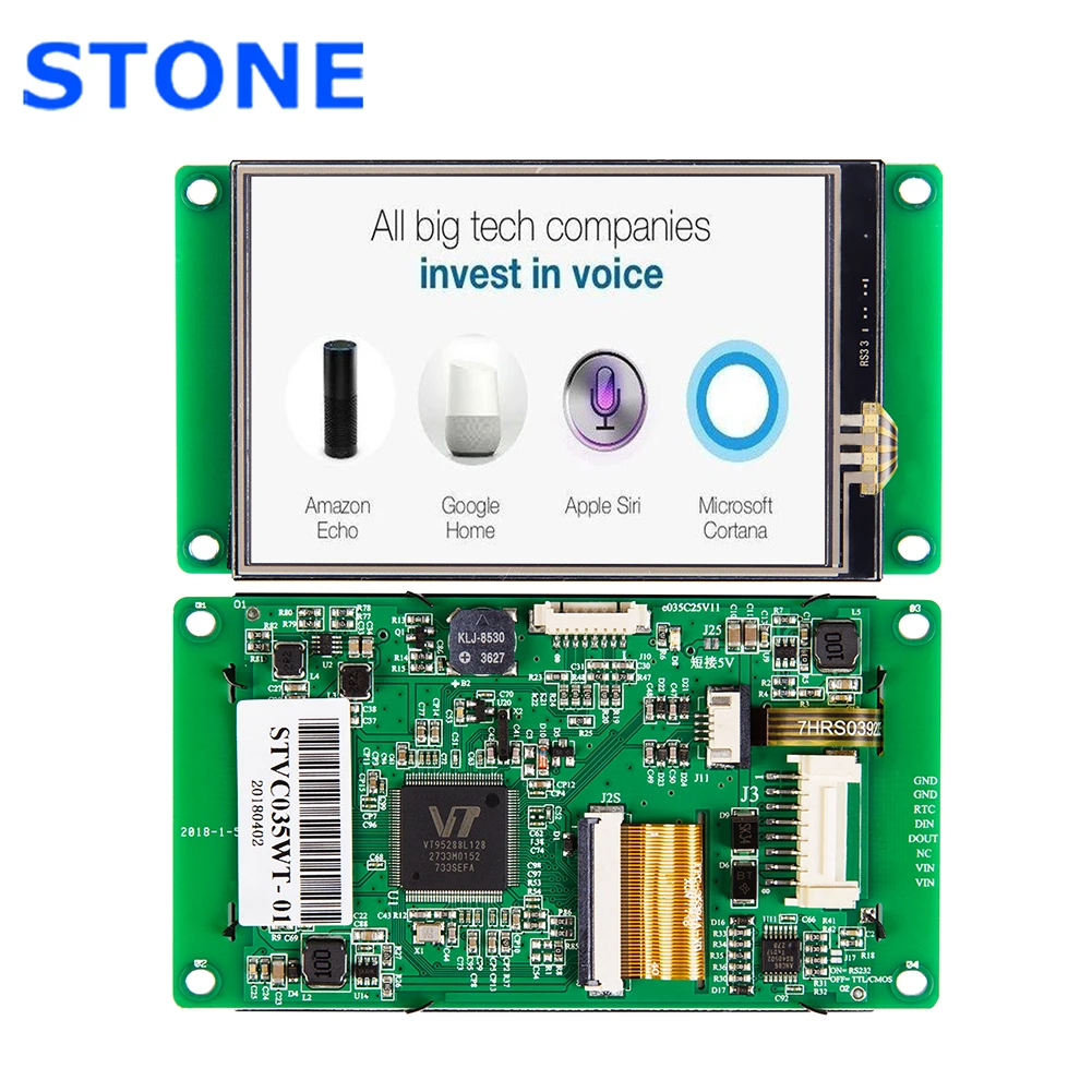 

3.5 Inch LCD With Small LCD Monitor And RS232 Interface