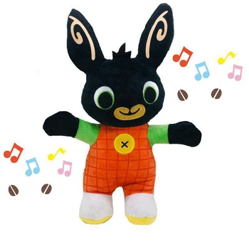 

Bing Rabbit Plush Kids Music Toy Educational Electronic Toys Stuffed Panda Coco Hoppity Animation Peluche Action Children Gifts