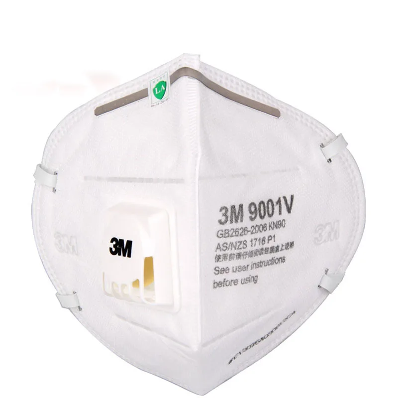 

In Stock 3M 9001V Face Mask FFP3 Face Mask With Filter Anti-fog Anti Flu Particulate Respirator Breathing 3M Mask FFP2