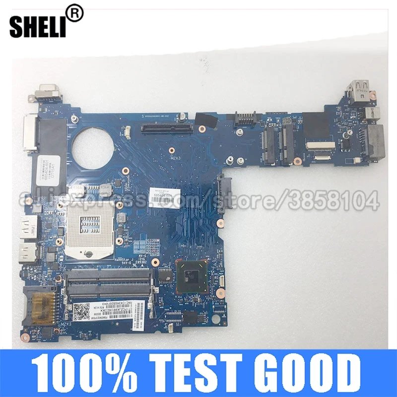 

SHELI FOR HP EliteBook 2570P Laptop Motherboard 685404-601 QM77 DDR3 Test ok
