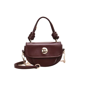 

Fashion Women's Single Shoulder Crossbody Bag All-match Flap 2020 Vintage PU Leather Female Party Handbag Tote small Bag