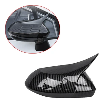 

For Toyota Corolla 2019-2020 External Side Door Rear View Mirror Cover Molding Frame Trims Carbon Fiber Decoration