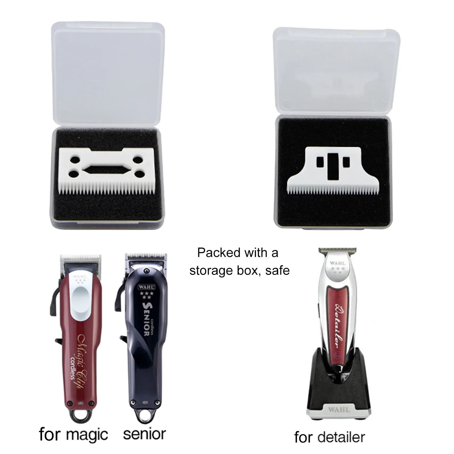 Hair Cutter Ceramic Head Replacement Head Hair Trimmer Head Compatible For WAHL DetailerHair