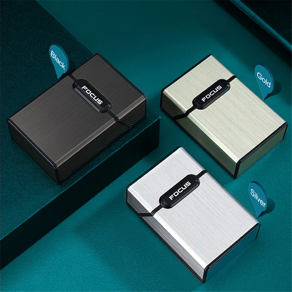 Portable Cigarette Case Box Waterproof Moisture Proof 20 Sticks Capacity Smoking Box Men's Smoke Holder Cigarette Accessories 5