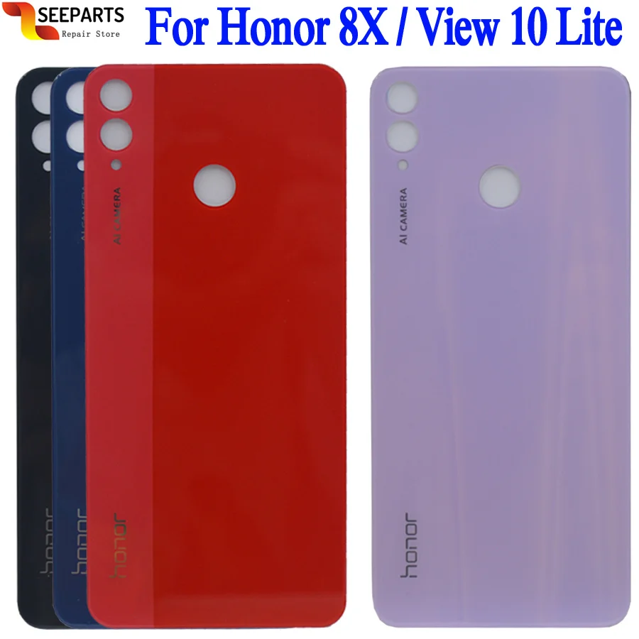 Задняя крышка для Honor 8X задний корпус чехол 6 5 дюйма honor 8x аккумулятора запасные