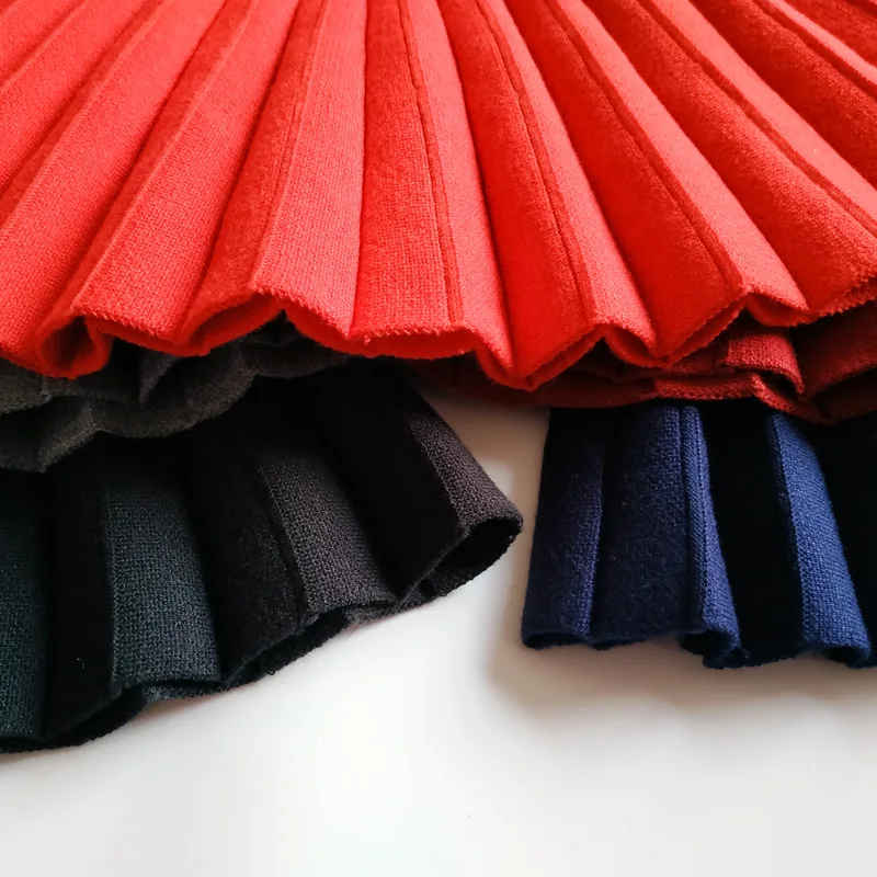 Вязаная юбка для девочек 2019 одежда маленьких детей вязаная школьниц