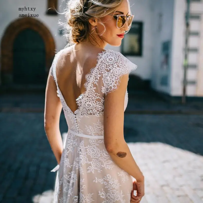 Lace Boho Sexy Cheap Crystal Plus Size Wedding Dress 2020 Backless Bridal Gown Vestidos De Novia Custom Made Vestido De Noiva Lace Boho Sexy Cheap Crystal Plus Size Wedding Dress 2020 Backless Bridal Gown Vestidos De Novia Custom Made Vestido De Noiva