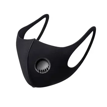 

Universal Sponge Mask Washable Dust-proof Face Mask PM2.5 with Breathing Valve Reusable Masks