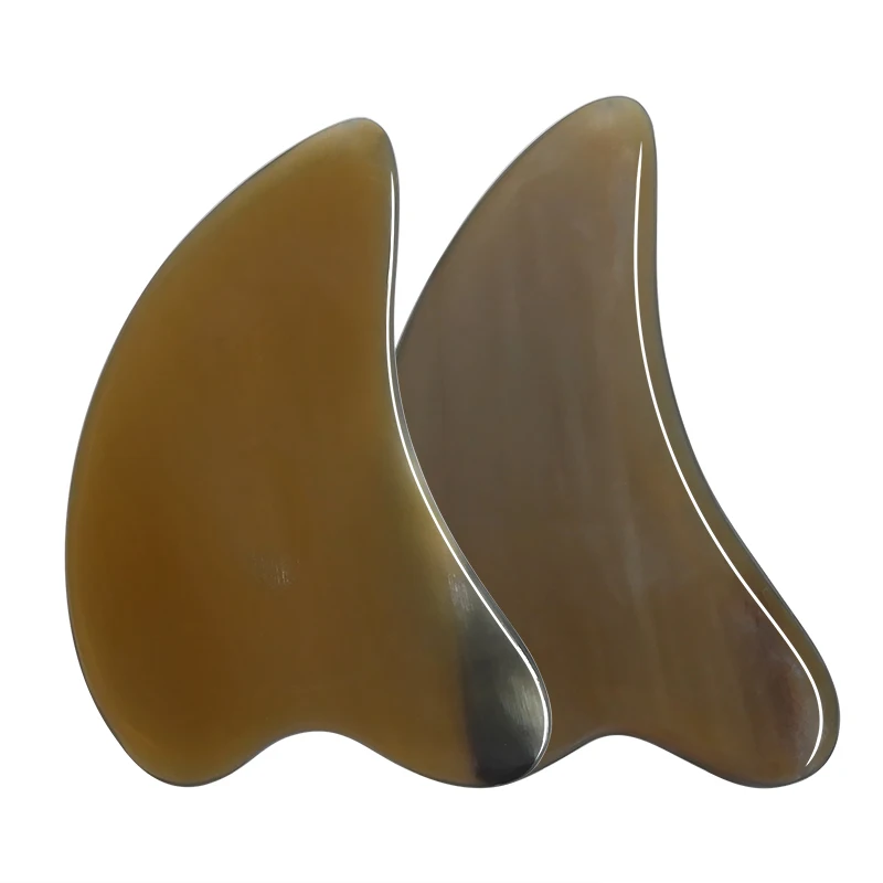 

Tontin High Quality Horn Guasha Scraping Facial Beauty Salon Tool Dolphin shape Gift Chart and Bag