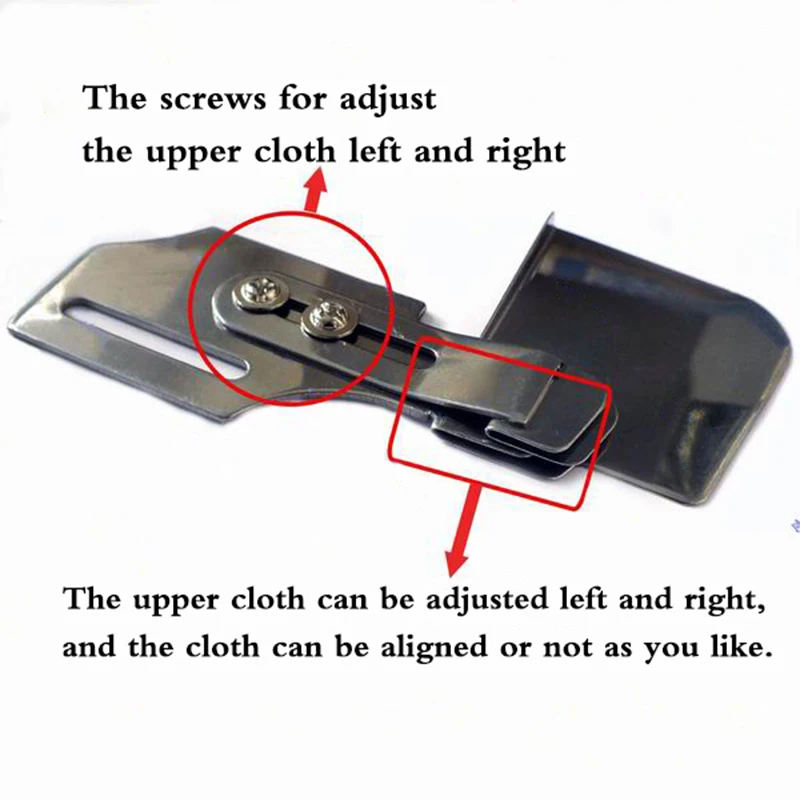 Industrial Sewing Machine Seam Presser Foot /Align The Upper And Lower Layers Of Fabric/Pants, Sleeves...Sewing Machine Folder 4
