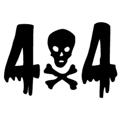 4x4 SKUL Car Stickers sugar skull 4x4 Vinyl Decals Funny Car Window Bumper Novelty JDM Drift Vinyl Decal Sticker