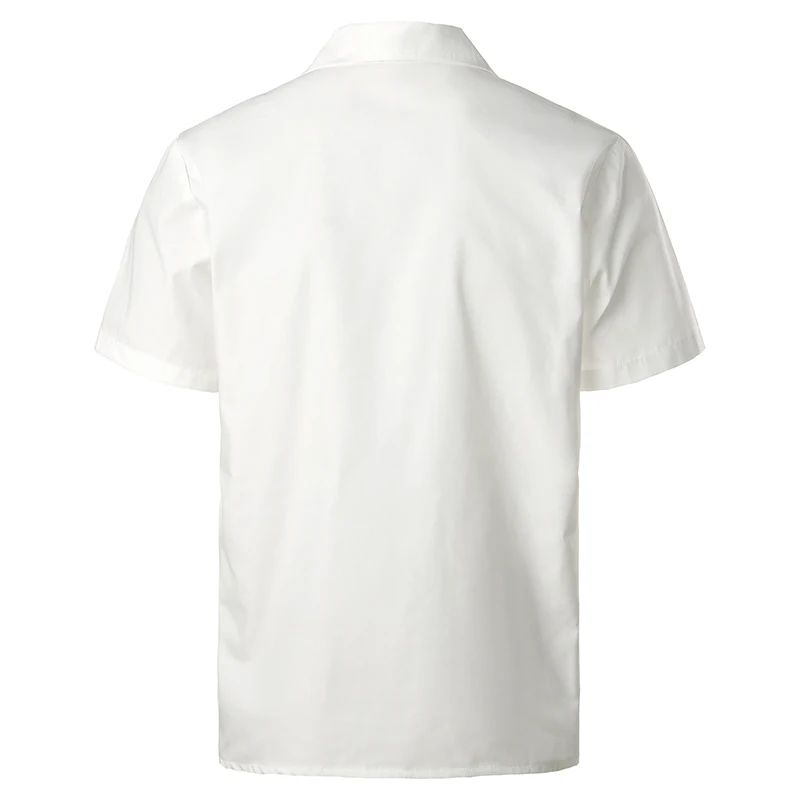 Tanie Biały kubański obóz Guayabera koszula mężczyźni stylowe haftowane tkane guziki koszule męskie sklep
