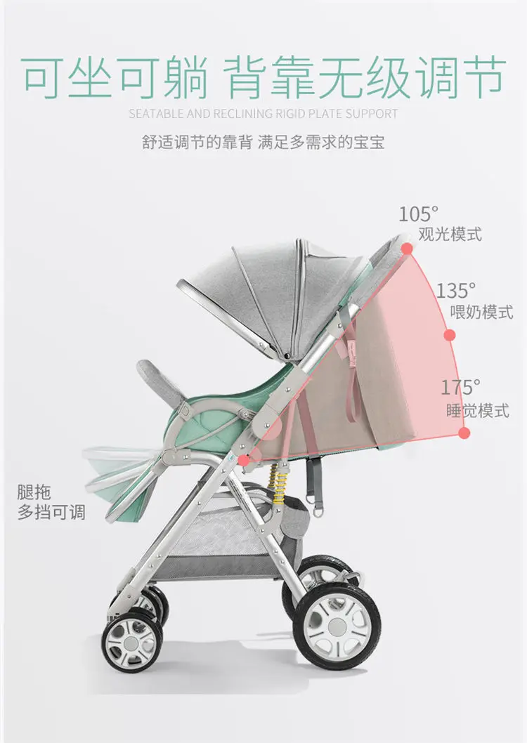 Iiilovebaby детская коляска 2 в 1 Горячая мама четыре Детские коляски корзина детская коляска Легкая Складная переноска от 0 до 36 месяцев