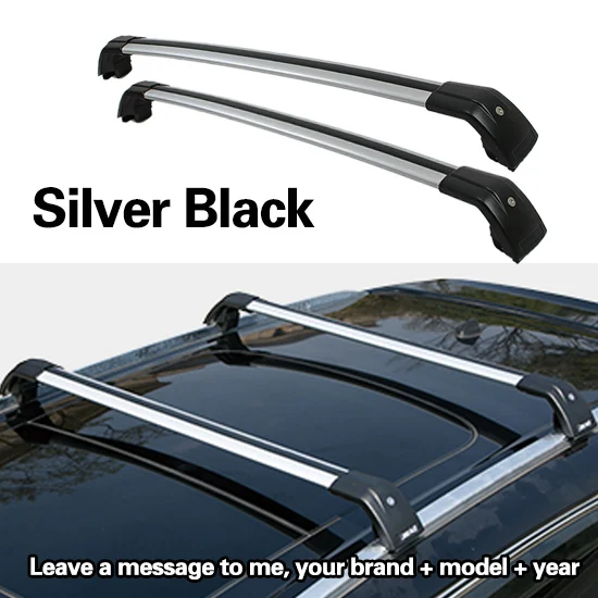 A All Silver CB HEKA Roof Rack Rail Cross Bar for Mazda CX-9 2016-2021 Luggage 