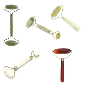 

Natural Facial Beauty Massage Tool Jade Roller Lifting Anti-wrinkles Face Thin Relax Massager Easter Gift Face Mask Tool