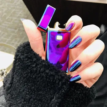 

24pcs Fashion New Style Round Head Detachable Fake Nails Mirror Colorful Suitabale Girls Summer Decoration Finished Nail TY