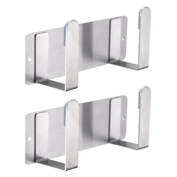 

Home Chopping Board Wall Mounted Pot Lid Rack Anti Corrosion Space Saving Self Adhesive Organizer Stainless Steel Restaurant