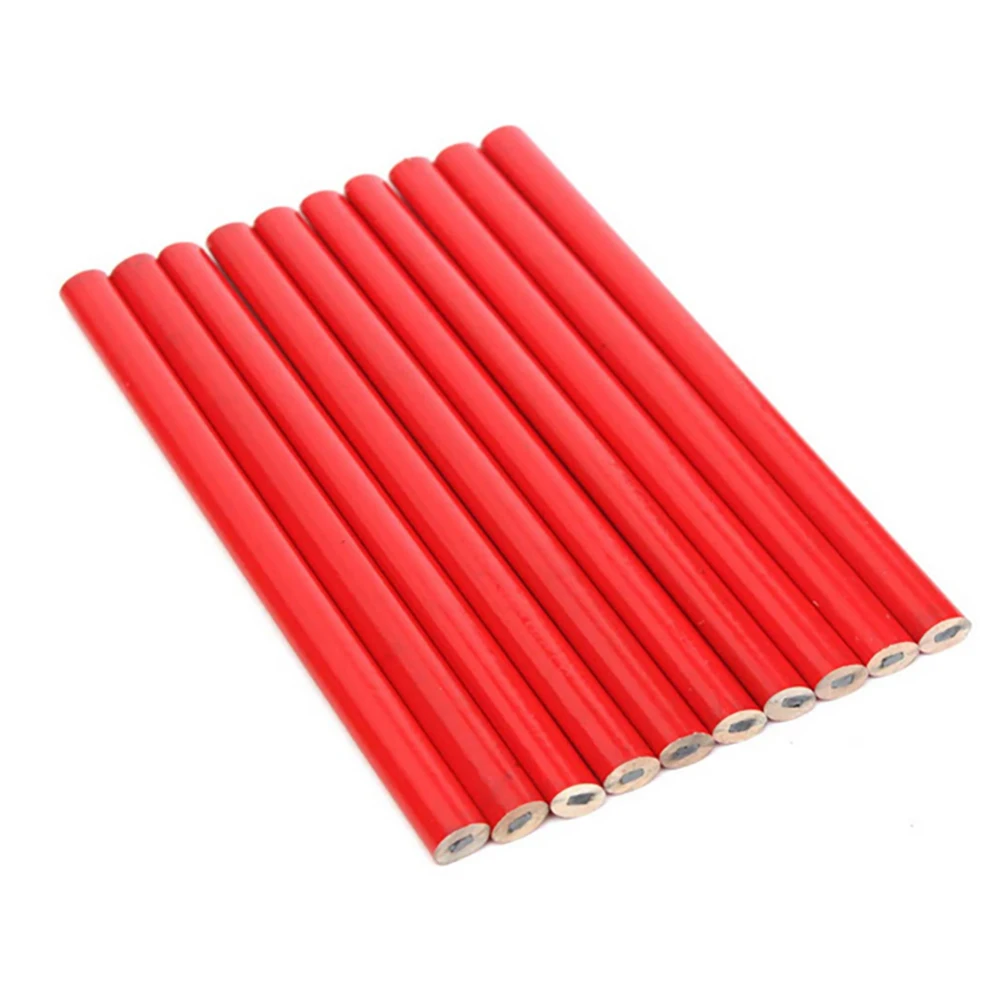 

10Pcs Wood Carpenter Pencils 175mm Marker for DIY Carpentry Crafts Stationery Leave Clear Mark On Wooden