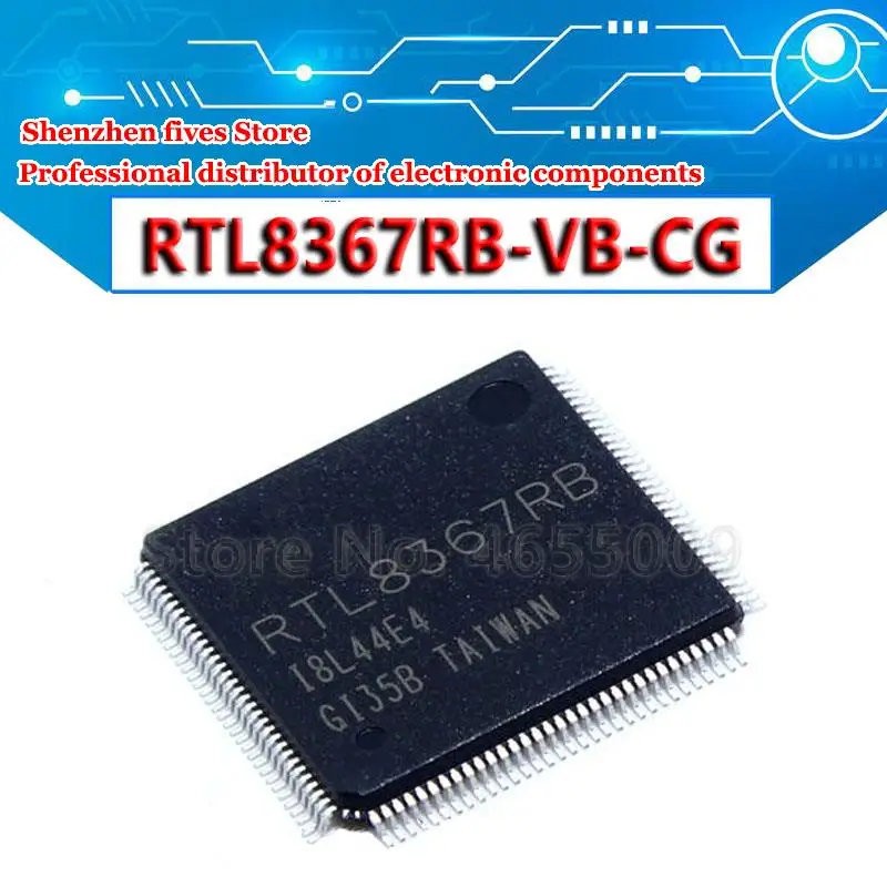 1Eces Rtl8367Rb-Vb-Cg Lqfp-128 100% Nuovo Originale