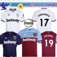 Новинка 19/20, футболка для футбола West ham, благородный Кэрролл, ANTONIO WILSHERE LANZINI YARMOLENKO, DIOP RICE CHICHARITO, взрослая футболка West ham