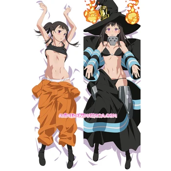 

Fire Force Enen no Shouboutai Dakimakura Maki Oze Anime Hugging Body Pillow Case Cover
