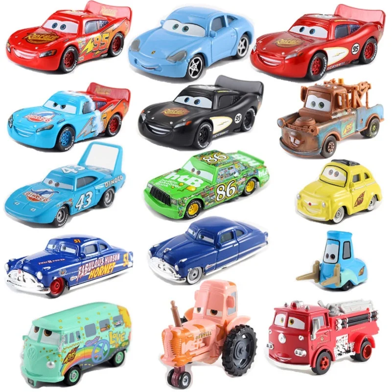 Дисней Pixar Racing 2 3 Golden Thunder McQueen пуленепробиваемый автомобиль из сплава 1:55 · Storm Ramirez