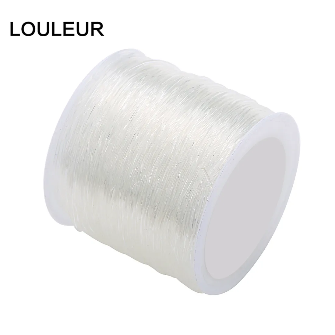 Strong Stretchy Elastic Ropes White Crystal String Cord 55/80/100m/roll Beading Wire Thread DIY Jewelry Bracelet Necklace Making