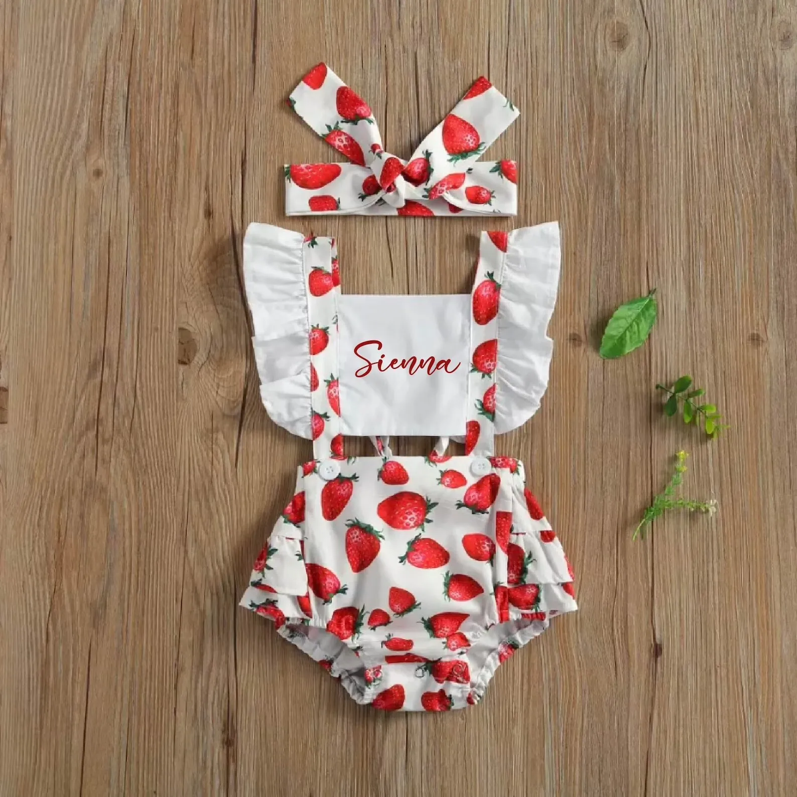 

Baby Girl Strawberry Outfit Personalized Berry First Birthday Outfit Sweet Birthday Clothes Baby Shower Gift Toddler Photoshoot