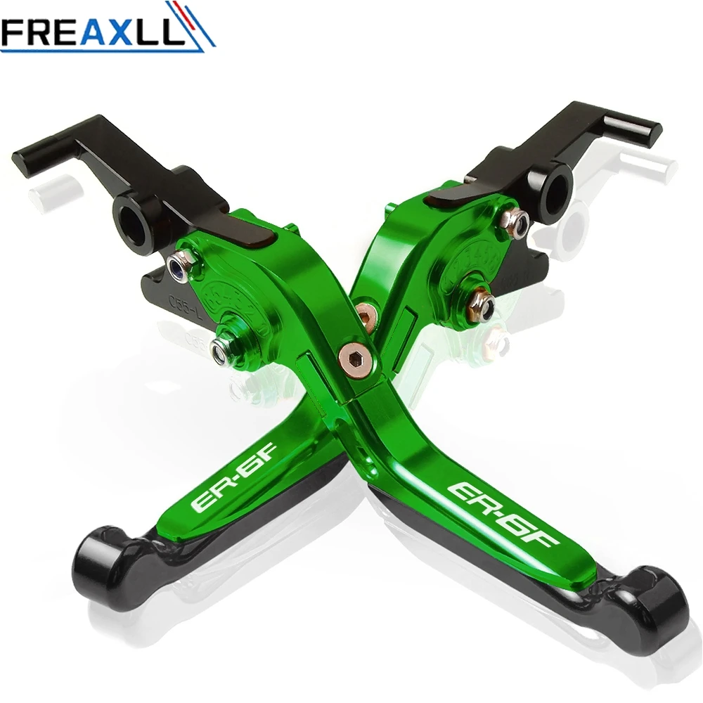 

Folding Extendable Adjustable CNC Aluminum Brakes Clutch Levers For KAWASAKI NINJA 650 ER6F ER-6F 2006-2017 2007 2008 With ER-6f