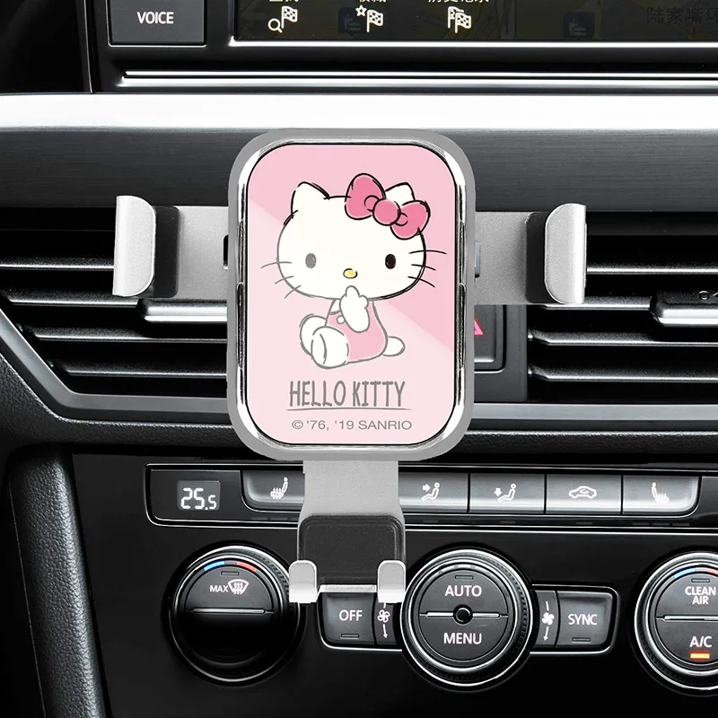 Titular do Telefone do Carro Titular do Carro Suporte do Telefone do Carro Ventilação de ar Acessórios do Carro Kitty Gato Gravidade Universal Auto Clipe Montagem 1pc 12 Suporte universal p carro