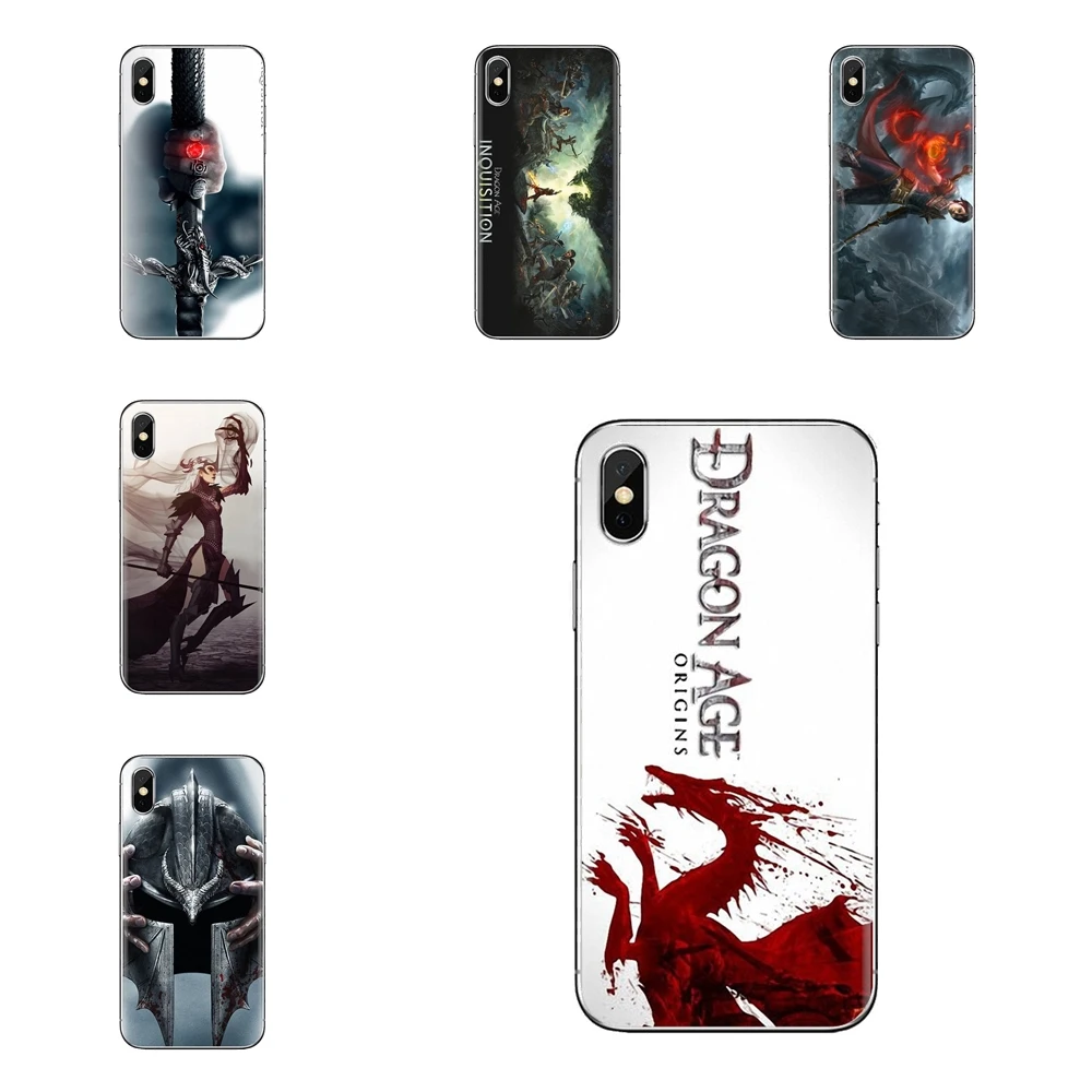 Корпус для samsung Galaxy S2 S3 S4 S5 MINI S6 S7 edge S8 S9 Plus Note 2 3 4 5 8 Coque Fundas Dragon Age Inquisition Game Illust |