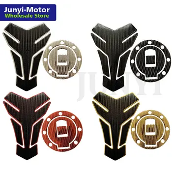 

3D Motorcycle Gas Oil Fuel Tank Pad Protector Cover Fishbone Sticker For YAMAHA FZR250/400/600/750 XJR400 / 1200 / 1300