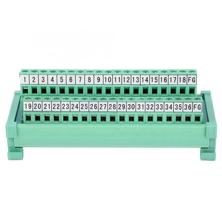 SCSI 36P ПЛК плата клеммный блок 35 мм плата адаптера сигнала ПЛК адаптер релейный модуль AWG 22-16