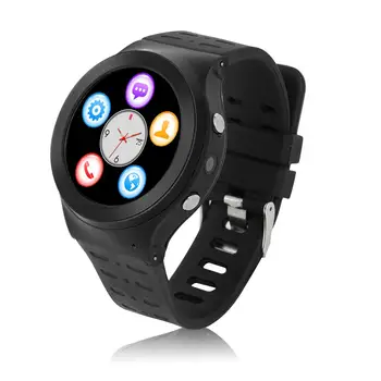 

New GSM 3G Quad Core Android 5.1 Smart Watch With 5.0 MP Camera GPS WiFi V4.0 Fitness Tracker Clock Sports Silicone Smartwatch