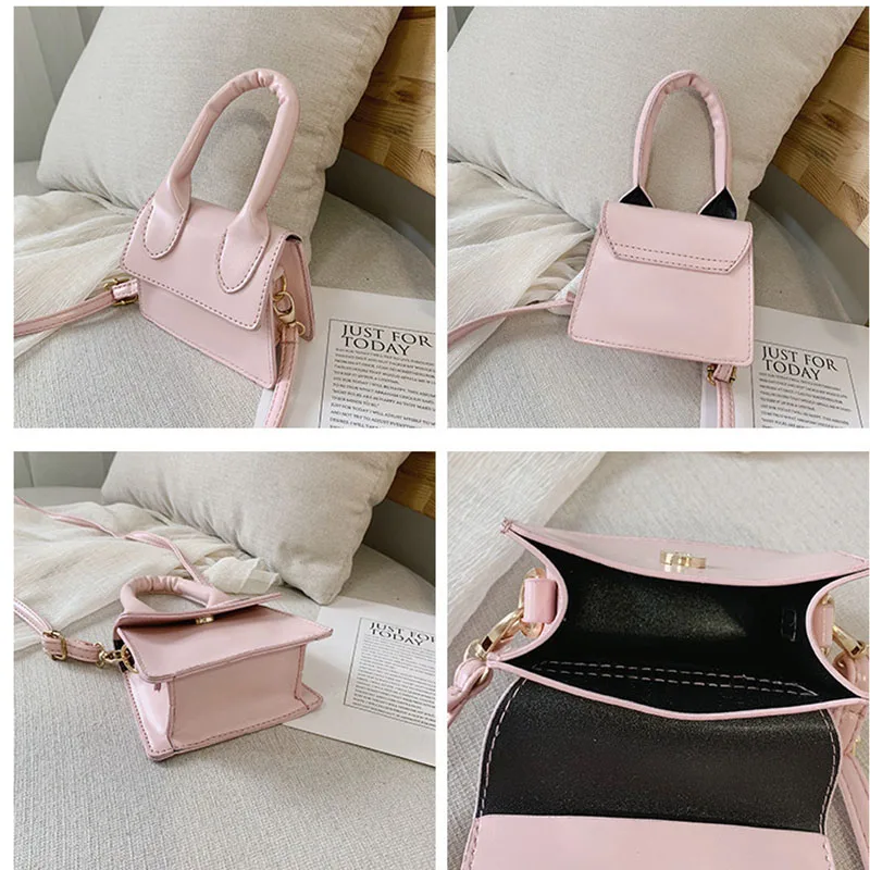 Raged Sheep New Baby Girl Purse Handbags Children Wallet Girls Mini Messenger Bags Solid Color Shoulder Kids Tote Princess Bag