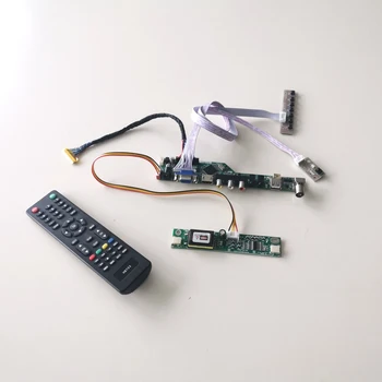 

For CLAA215FA03/S LCD display panel VGA HDMI AV USB RF Remote+Inverter+keyboard 2CCFL 30Pin LVDS T.V56 controller board DIY kit