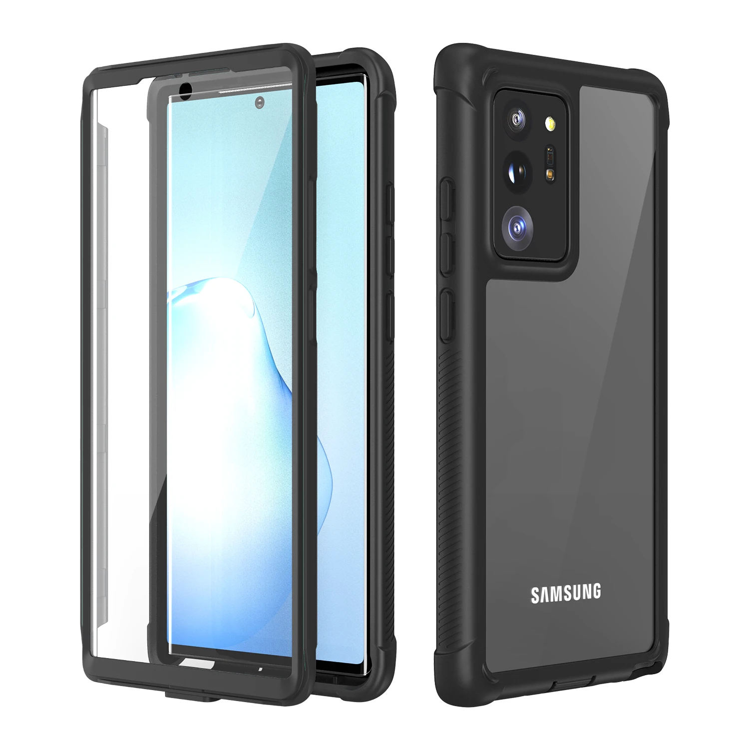 360 Full Body Rugged Back Case for Samsung Galaxy Note 20 Ultra