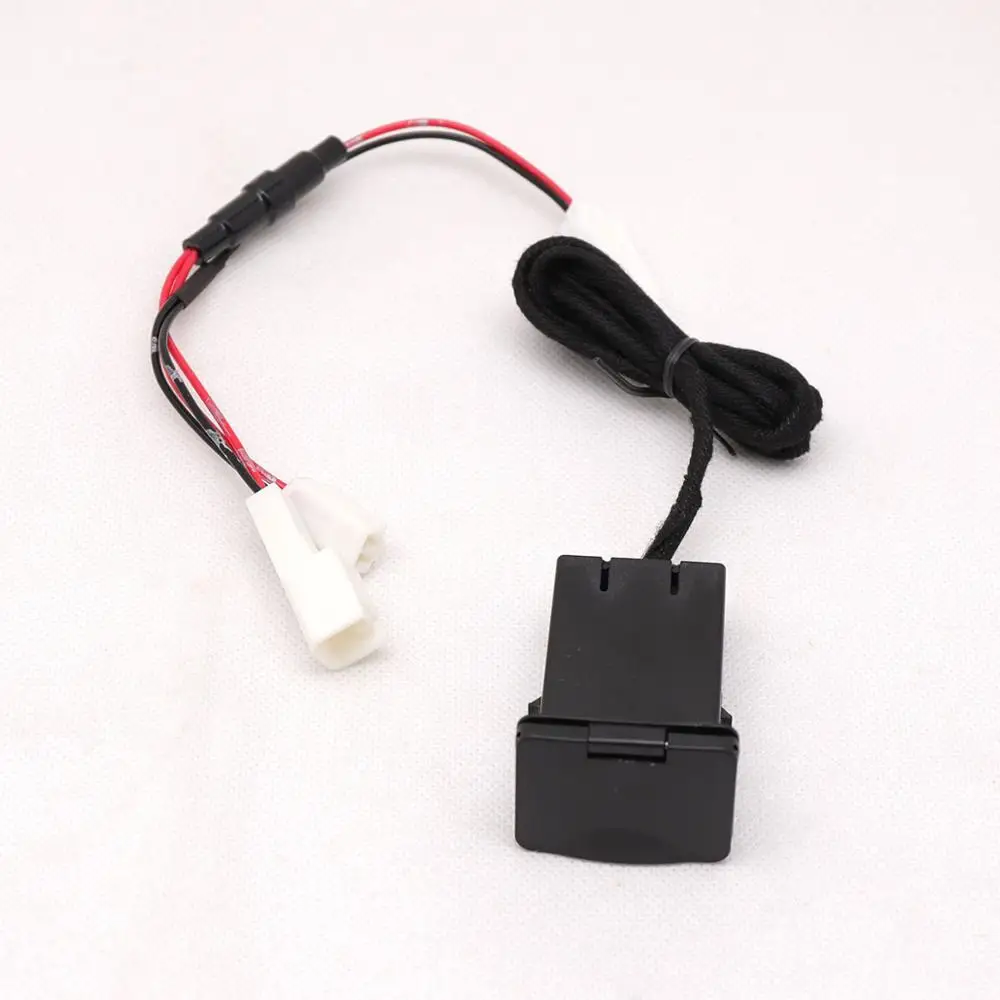 QC3.0 Quickcharge автомобильное заднее зарядное устройство для сидения двойной USB телефон прокладка Адаптер Plug& Play кабель для- Toyota Alphard Vellfire 30 35